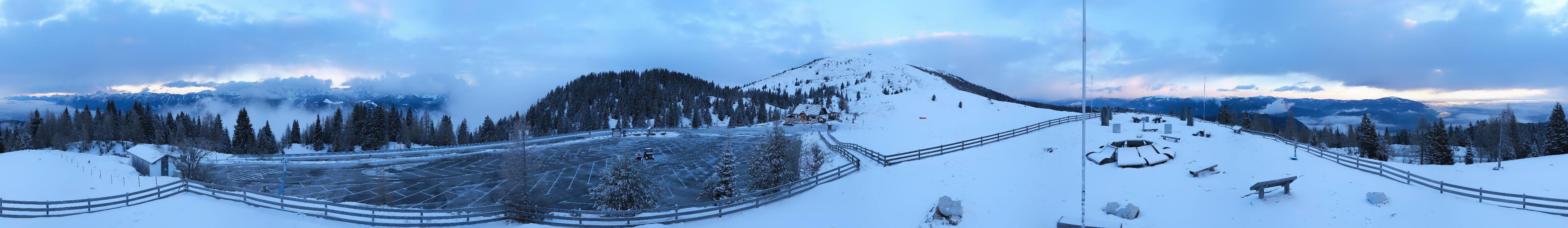 Archiv Foto Webcam Villacher Alpenstraße - Aussichtspunkt Rosstratten