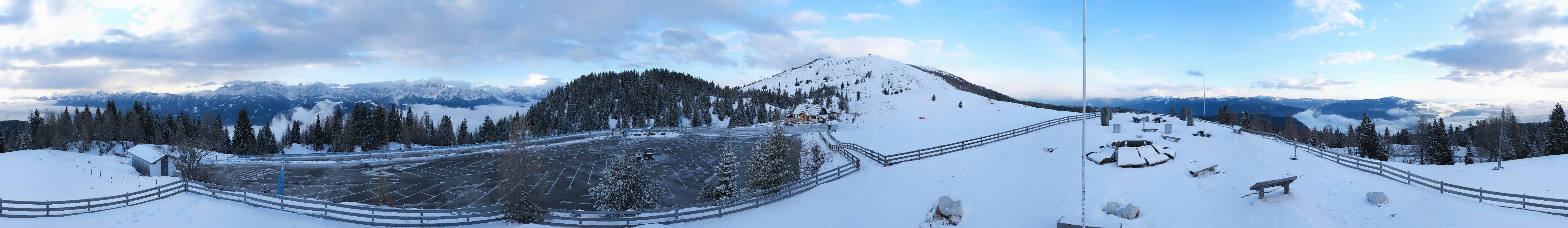Archiv Foto Webcam Villacher Alpenstraße - Aussichtspunkt Rosstratten