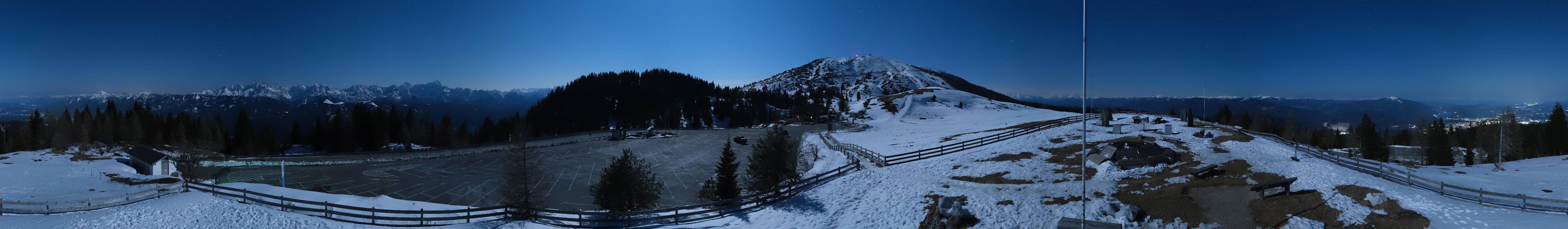 Archiv Foto Webcam Villacher Alpenstraße - Aussichtspunkt Rosstratten