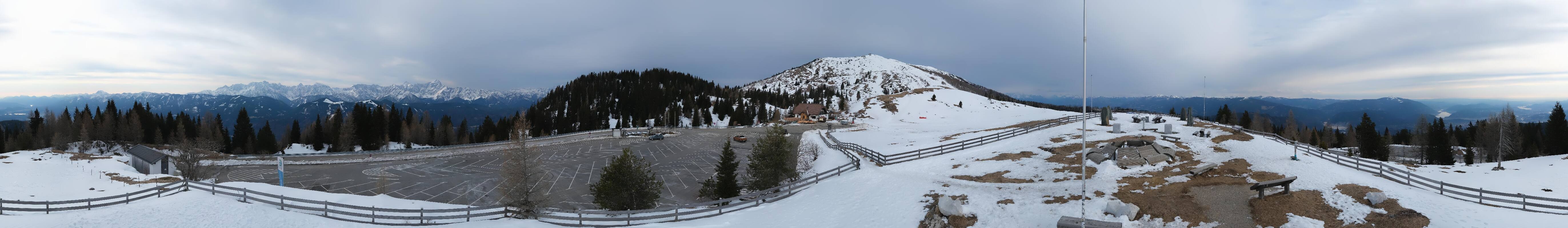 Archiv Foto Webcam Villacher Alpenstraße - Aussichtspunkt Rosstratten