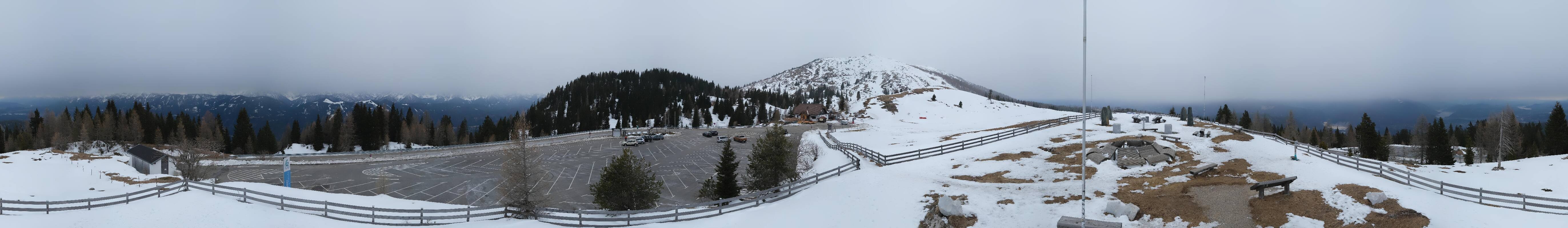 Archiv Foto Webcam Villacher Alpenstraße - Aussichtspunkt Rosstratten