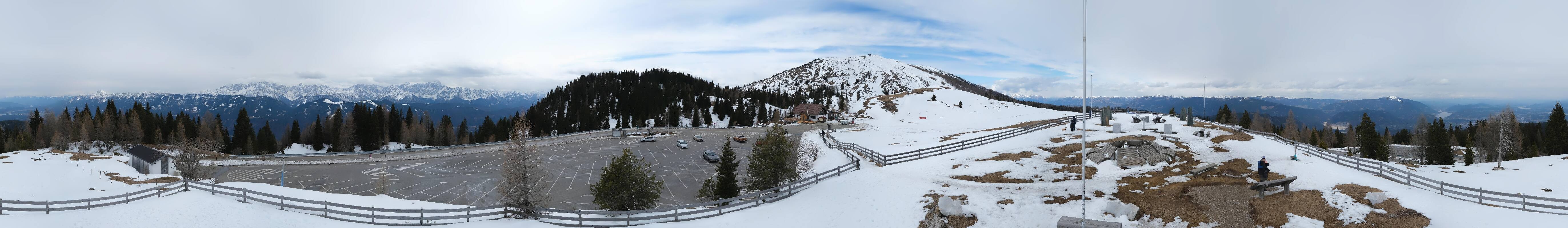 Archiv Foto Webcam Villacher Alpenstraße - Aussichtspunkt Rosstratten