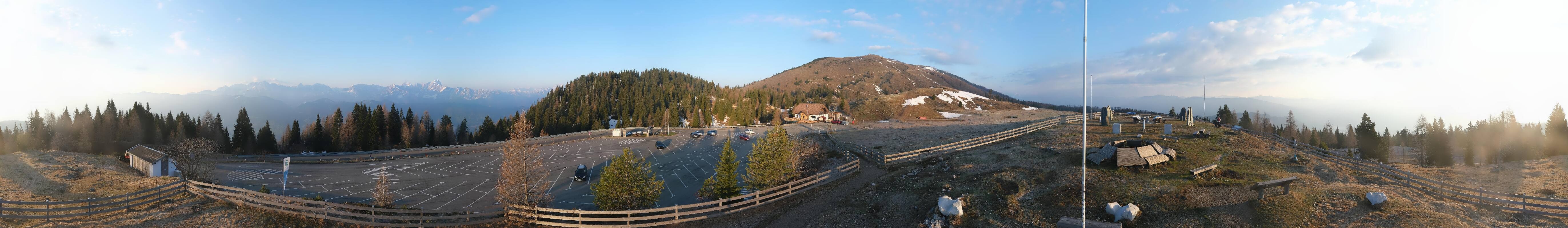 Archiv Foto Webcam Villacher Alpenstraße - Aussichtspunkt Rosstratten