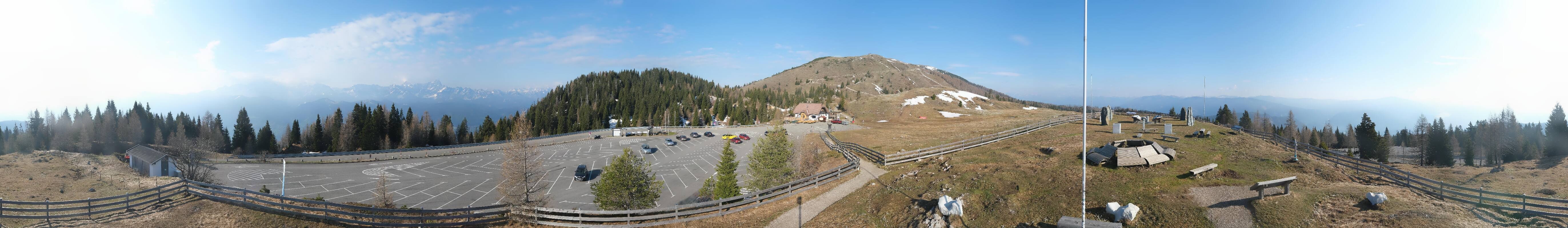 Archiv Foto Webcam Villacher Alpenstraße - Aussichtspunkt Rosstratten