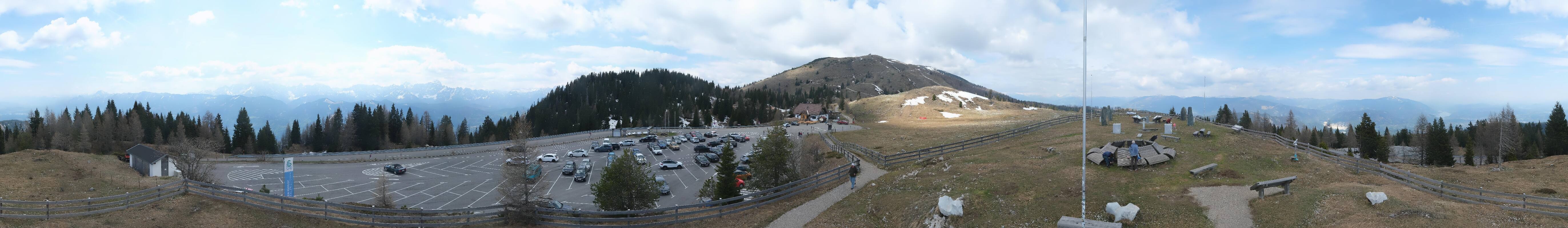 Archiv Foto Webcam Villacher Alpenstraße - Aussichtspunkt Rosstratten
