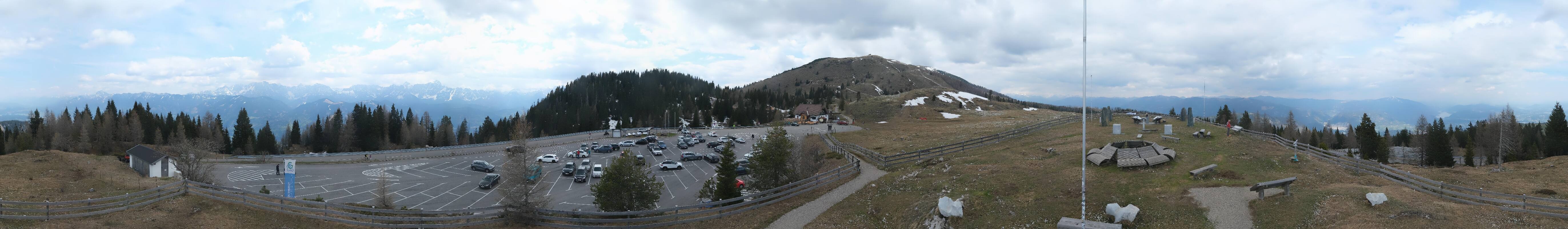 Archiv Foto Webcam Villacher Alpenstraße - Aussichtspunkt Rosstratten