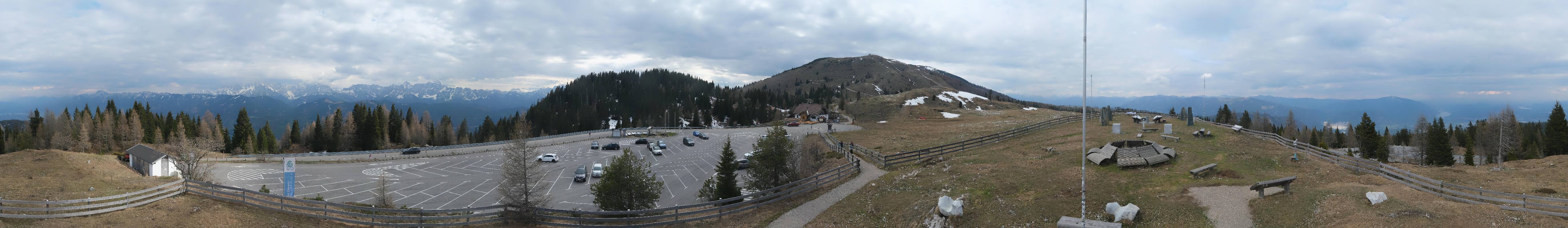 Archiv Foto Webcam Villacher Alpenstraße - Aussichtspunkt Rosstratten