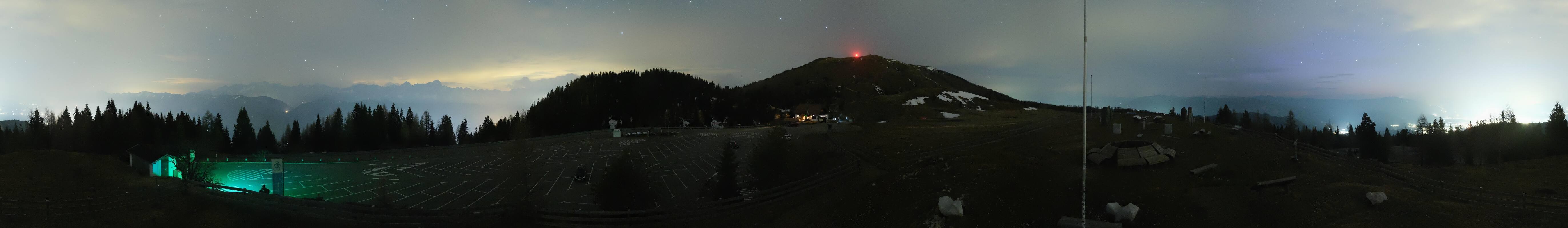 Archiv Foto Webcam Villacher Alpenstraße - Aussichtspunkt Rosstratten