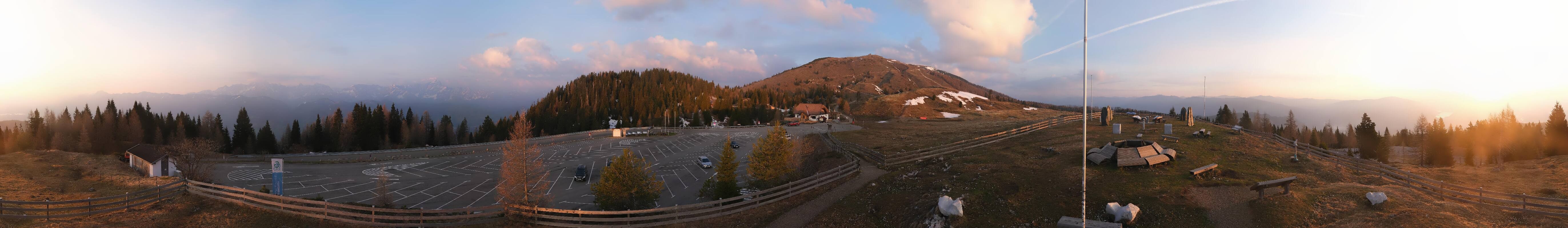 Archiv Foto Webcam Villacher Alpenstraße - Aussichtspunkt Rosstratten