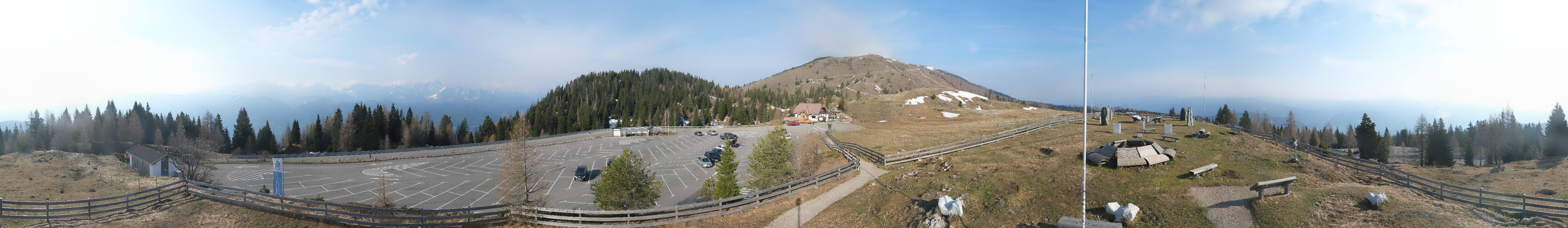 Archiv Foto Webcam Villacher Alpenstraße - Aussichtspunkt Rosstratten