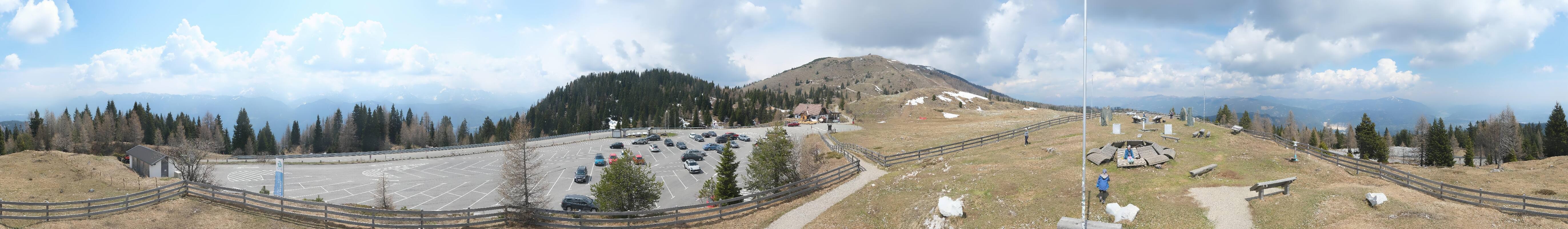Archiv Foto Webcam Villacher Alpenstraße - Aussichtspunkt Rosstratten