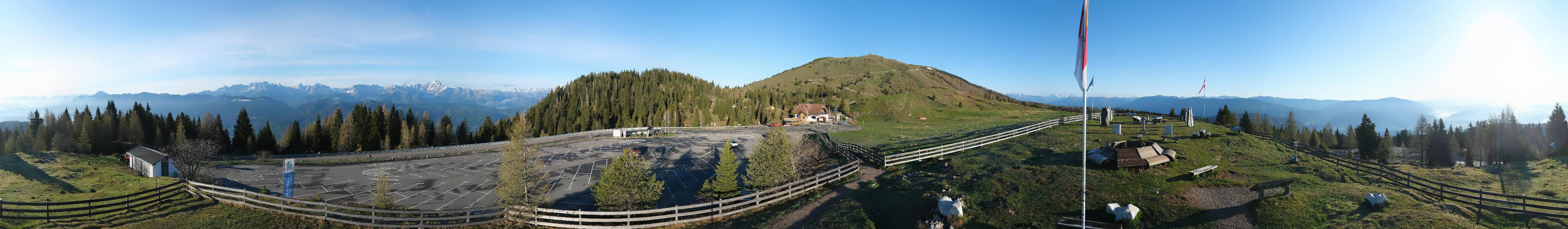 Archiv Foto Webcam Villacher Alpenstraße - Aussichtspunkt Rosstratten