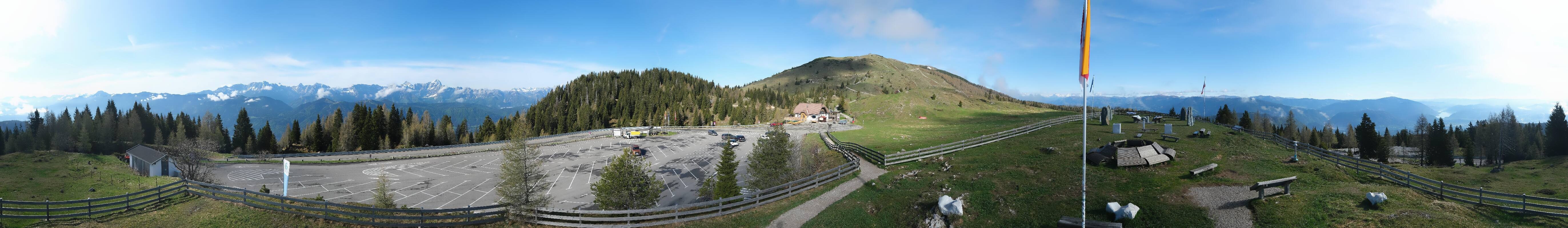 Archiv Foto Webcam Villacher Alpenstraße - Aussichtspunkt Rosstratten