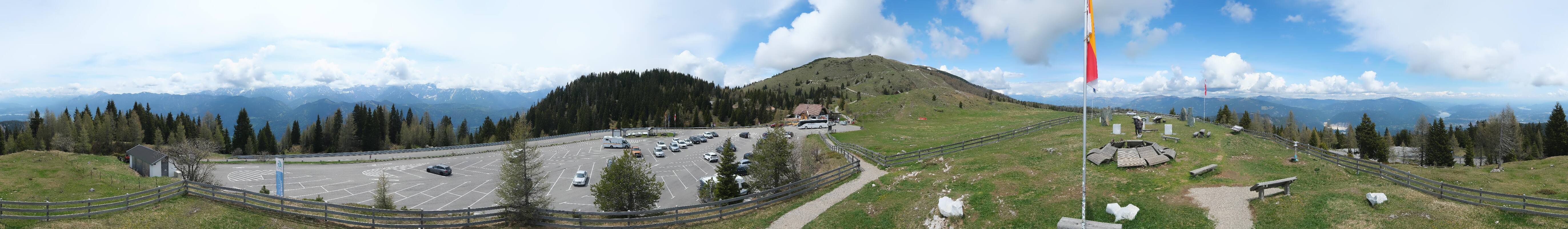 Archiv Foto Webcam Villacher Alpenstraße - Aussichtspunkt Rosstratten