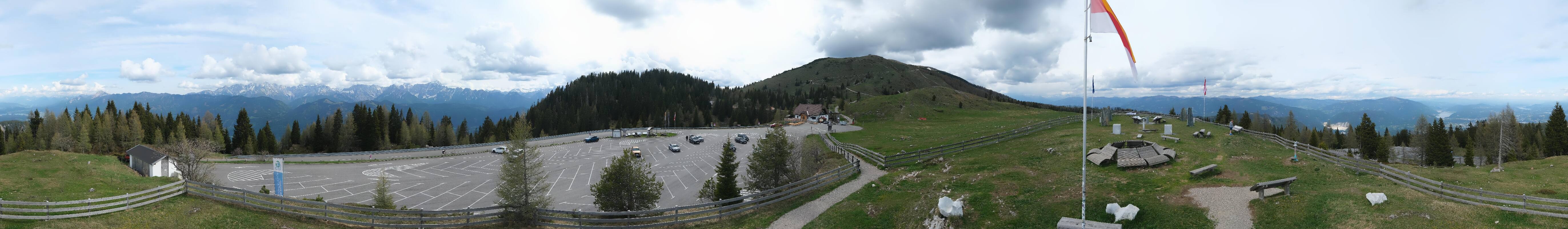 Archiv Foto Webcam Villacher Alpenstraße - Aussichtspunkt Rosstratten