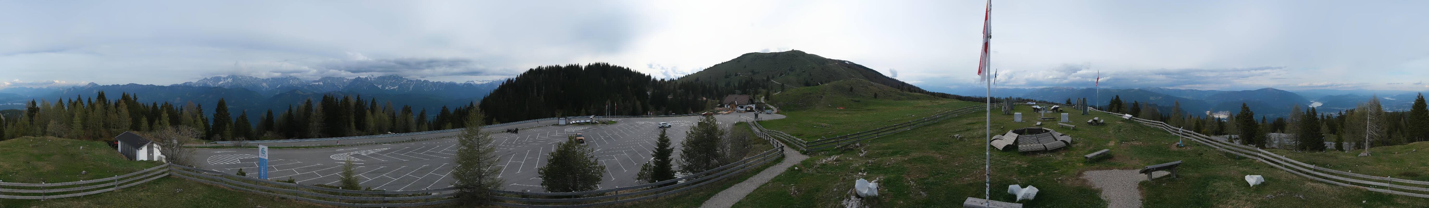 Archiv Foto Webcam Villacher Alpenstraße - Aussichtspunkt Rosstratten