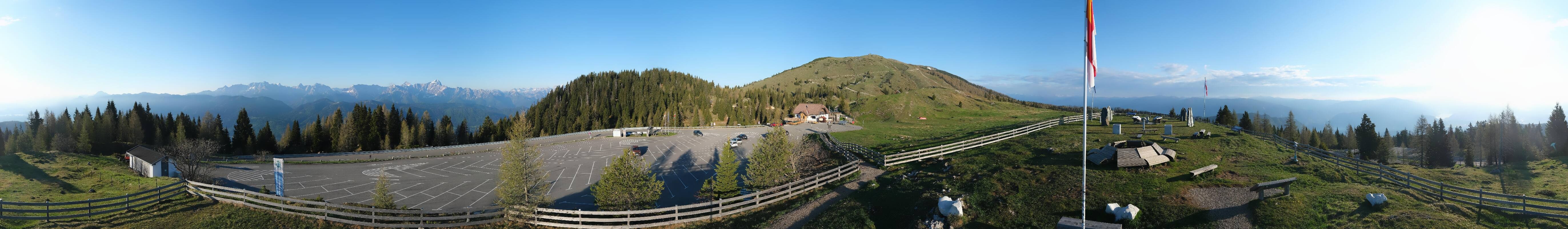 Archiv Foto Webcam Villacher Alpenstraße - Aussichtspunkt Rosstratten