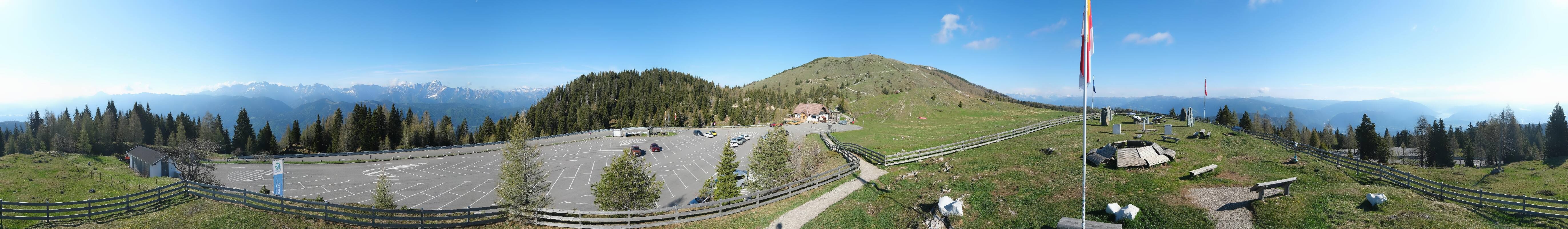 Archiv Foto Webcam Villacher Alpenstraße - Aussichtspunkt Rosstratten
