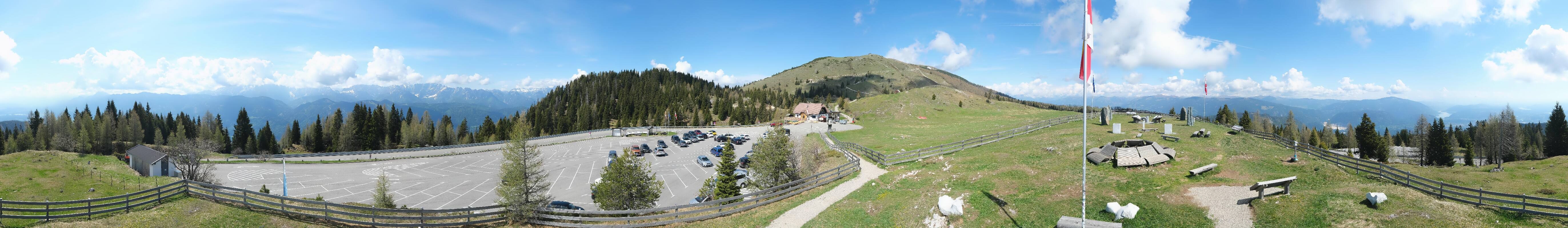 Archiv Foto Webcam Villacher Alpenstraße - Aussichtspunkt Rosstratten