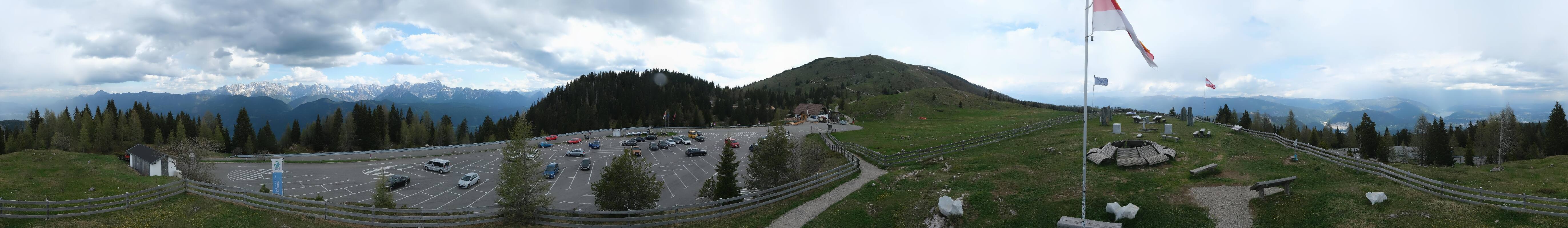 Archiv Foto Webcam Villacher Alpenstraße - Aussichtspunkt Rosstratten