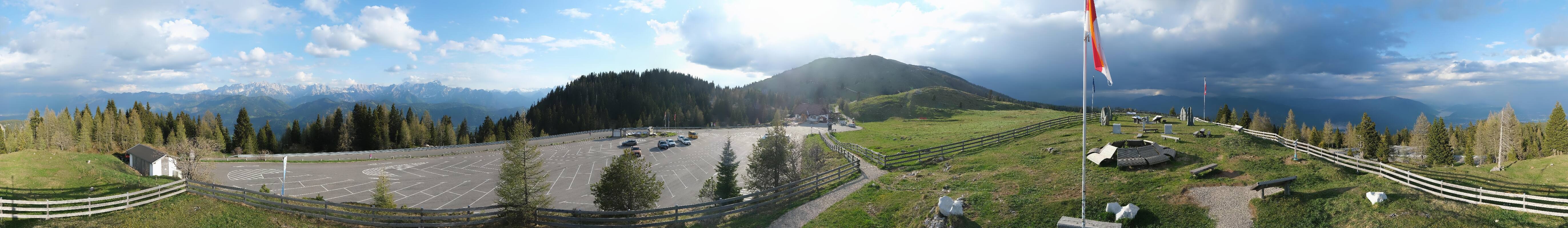 Archiv Foto Webcam Villacher Alpenstraße - Aussichtspunkt Rosstratten