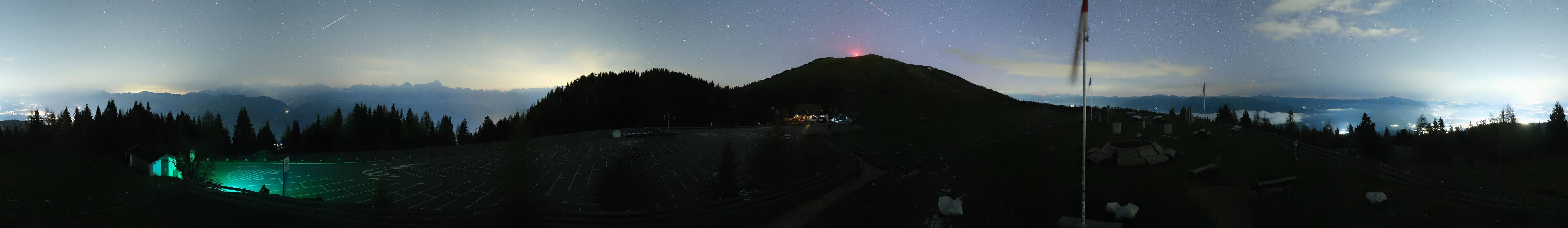 Archiv Foto Webcam Villacher Alpenstraße - Aussichtspunkt Rosstratten