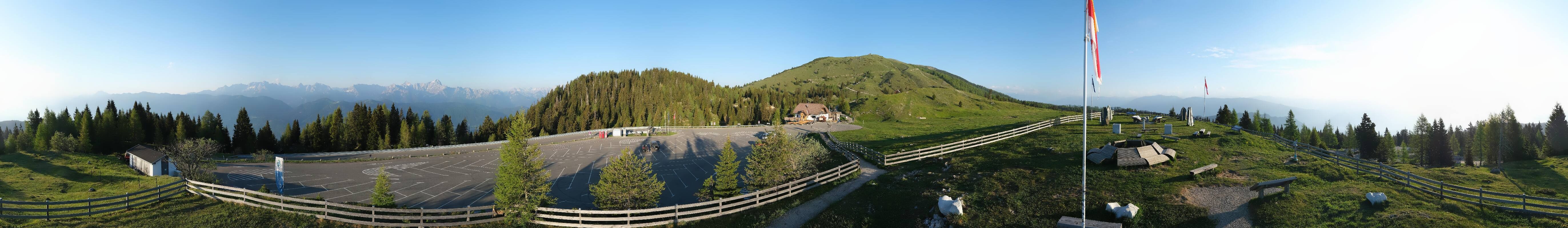 Archived image Webcam Villach Alpine Road - Viewpoint Rosstratten