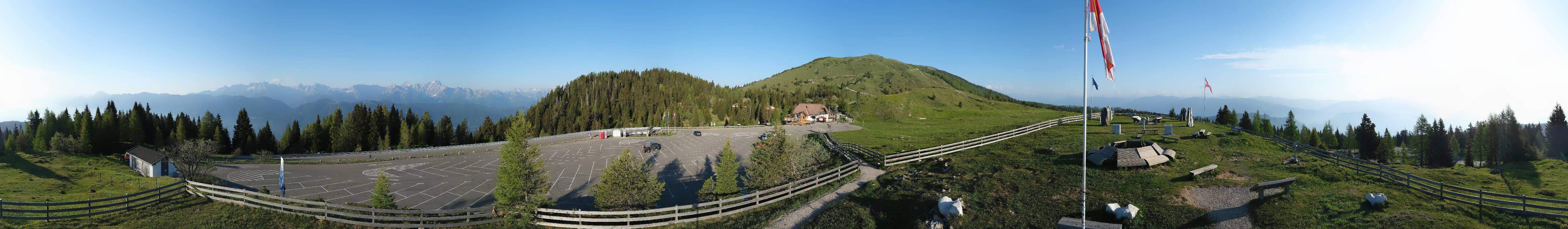 Archived image Webcam Villach Alpine Road - Viewpoint Rosstratten