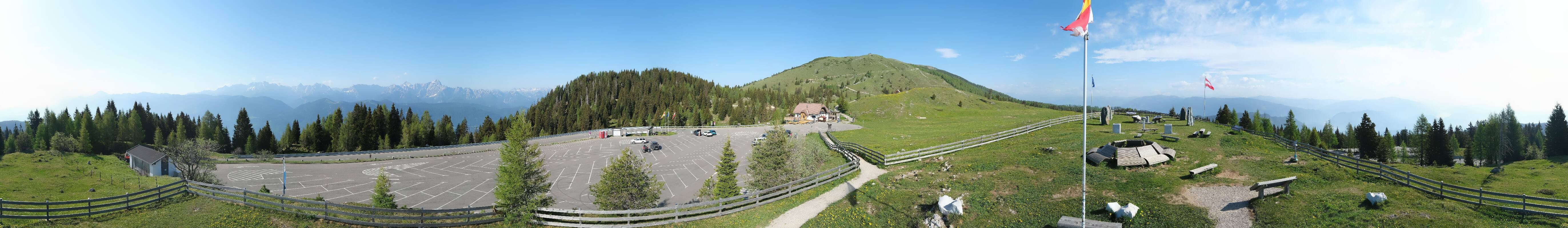 Archived image Webcam Villach Alpine Road - Viewpoint Rosstratten