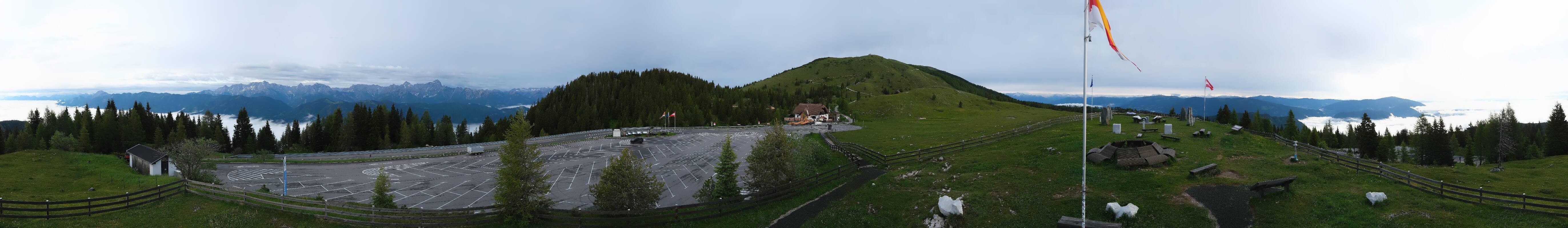 Archived image Webcam Villach Alpine Road - Viewpoint Rosstratten