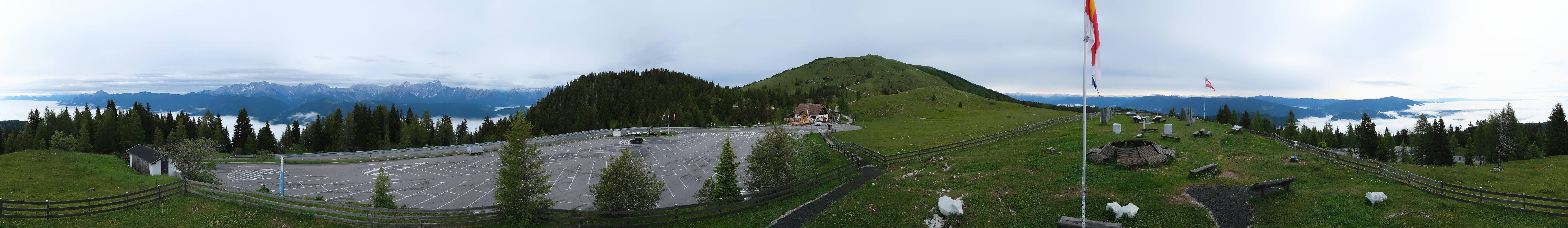 Archived image Webcam Villach Alpine Road - Viewpoint Rosstratten