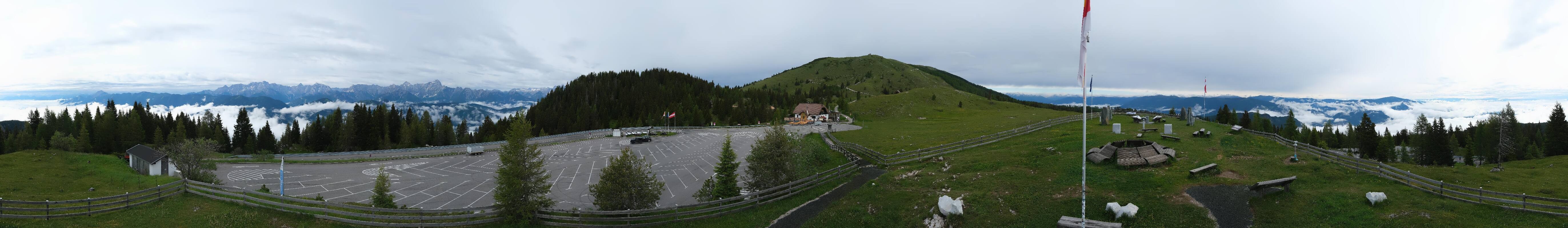 Archived image Webcam Villach Alpine Road - Viewpoint Rosstratten