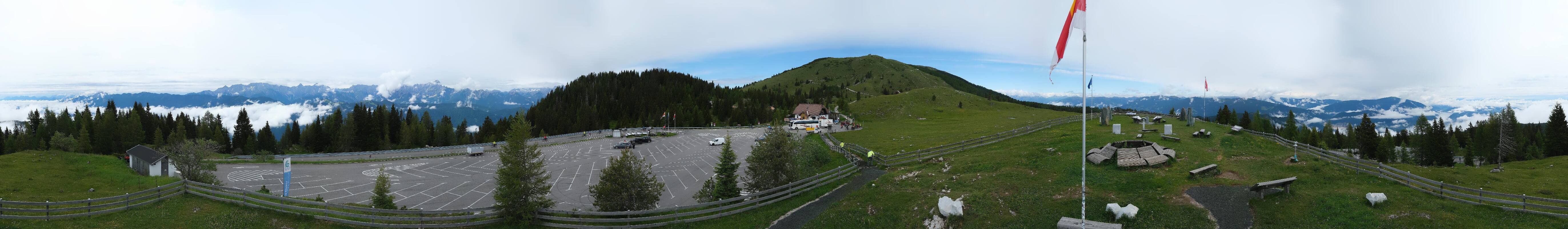 Archived image Webcam Villach Alpine Road - Viewpoint Rosstratten