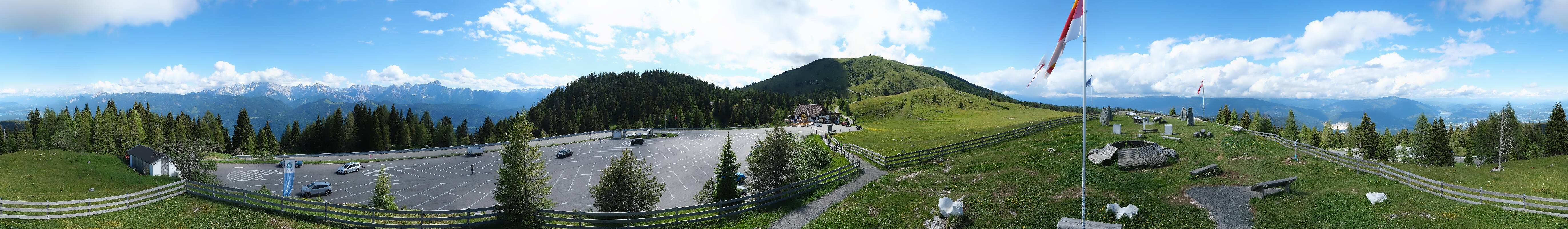 Archived image Webcam Villach Alpine Road - Viewpoint Rosstratten