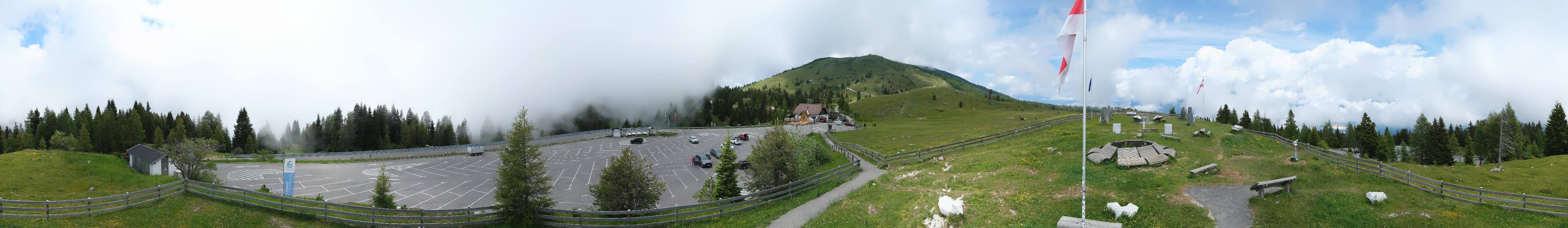 Archived image Webcam Villach Alpine Road - Viewpoint Rosstratten