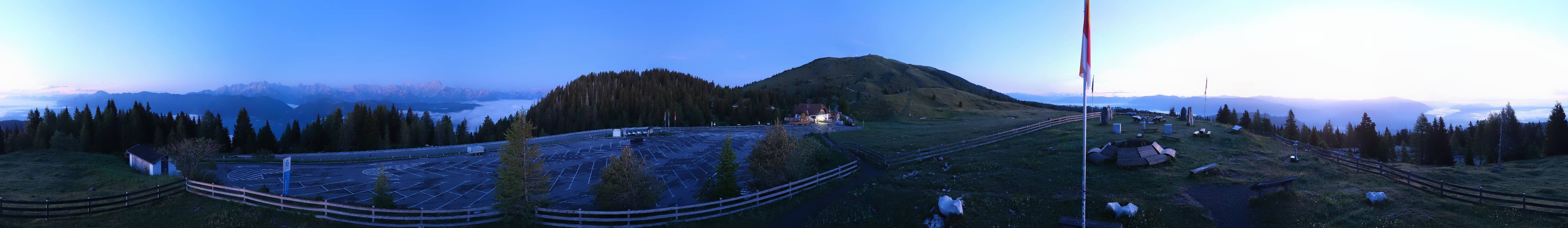 Archived image Webcam Villach Alpine Road - Viewpoint Rosstratten