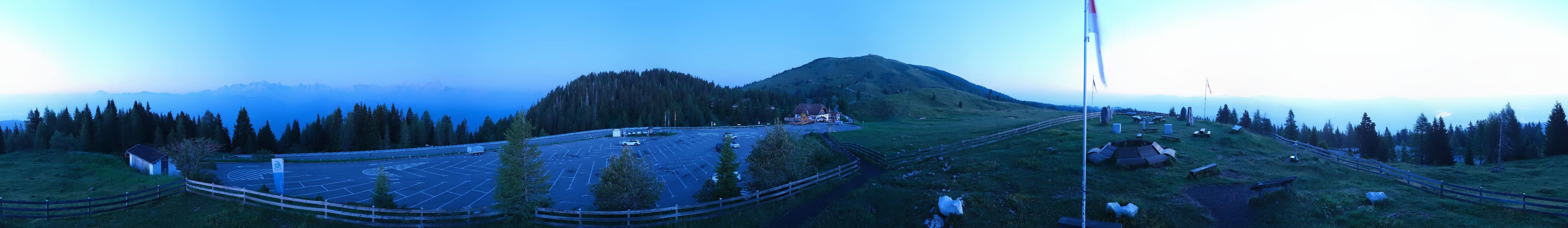 Archiv Foto Webcam Villacher Alpenstraße - Aussichtspunkt Rosstratten