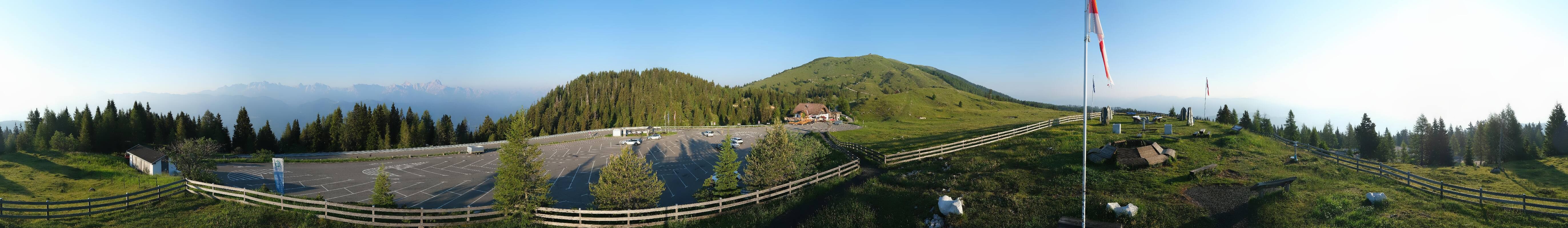 Archiv Foto Webcam Villacher Alpenstraße - Aussichtspunkt Rosstratten