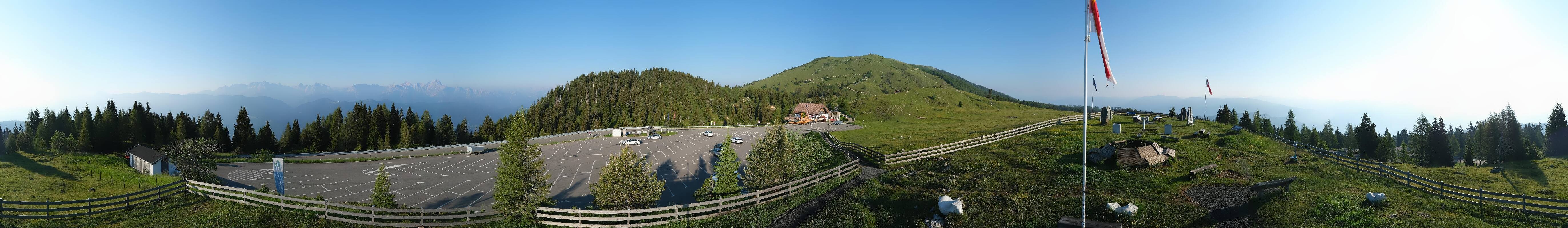 Archiv Foto Webcam Villacher Alpenstraße - Aussichtspunkt Rosstratten