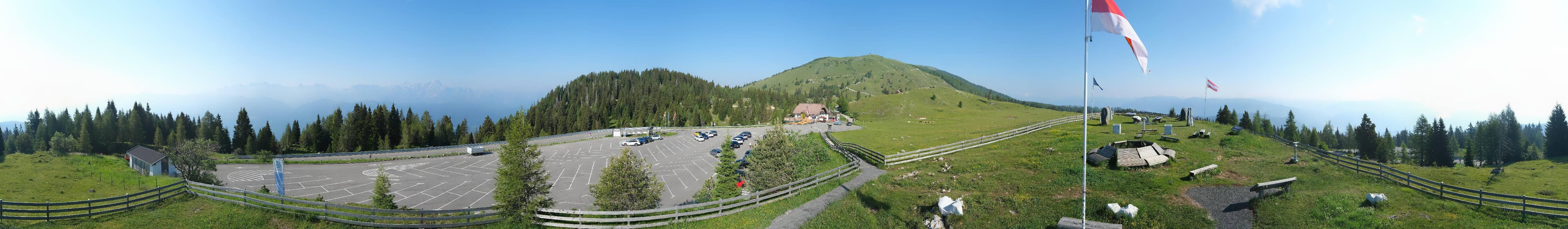 Archiv Foto Webcam Villacher Alpenstraße - Aussichtspunkt Rosstratten