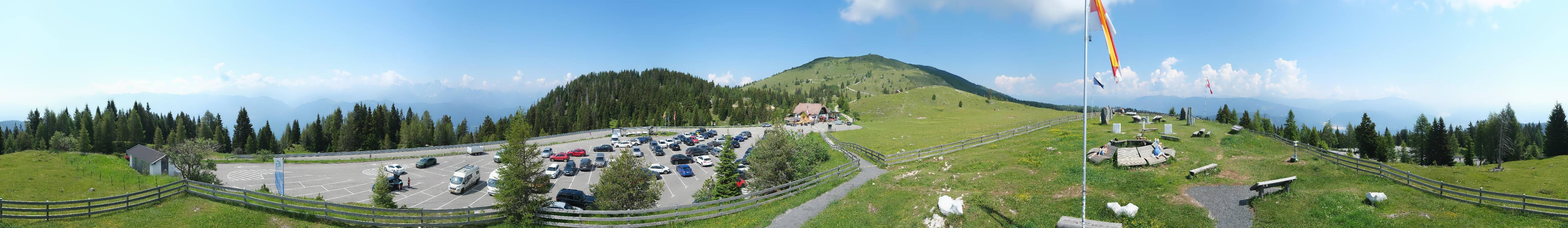 Archiv Foto Webcam Villacher Alpenstraße - Aussichtspunkt Rosstratten