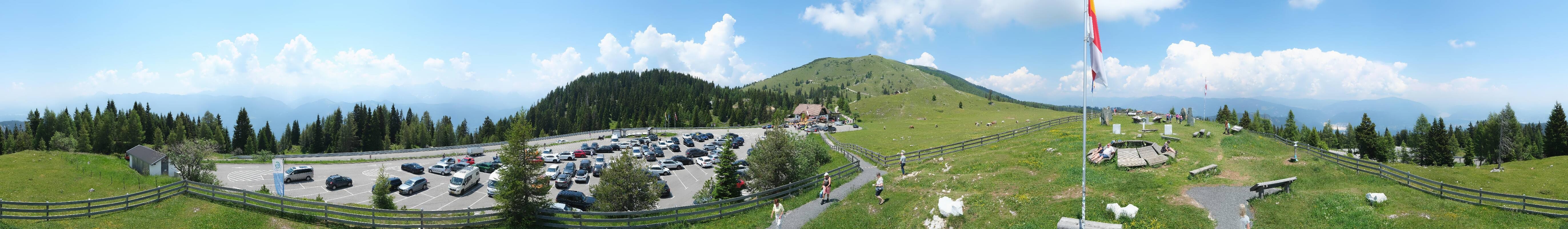 Archiv Foto Webcam Villacher Alpenstraße - Aussichtspunkt Rosstratten