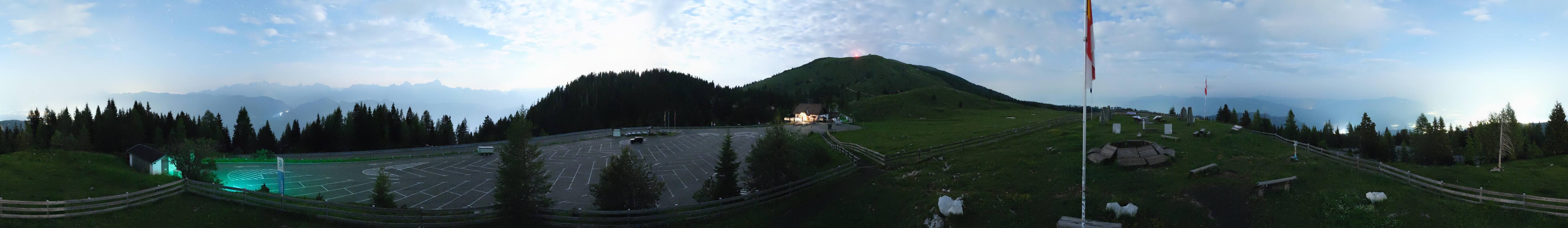 Archiv Foto Webcam Villacher Alpenstraße - Aussichtspunkt Rosstratten
