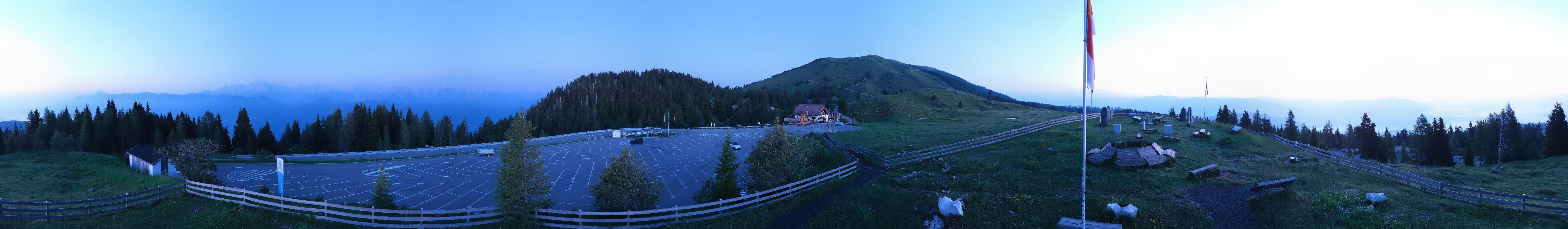 Archiv Foto Webcam Villacher Alpenstraße - Aussichtspunkt Rosstratten