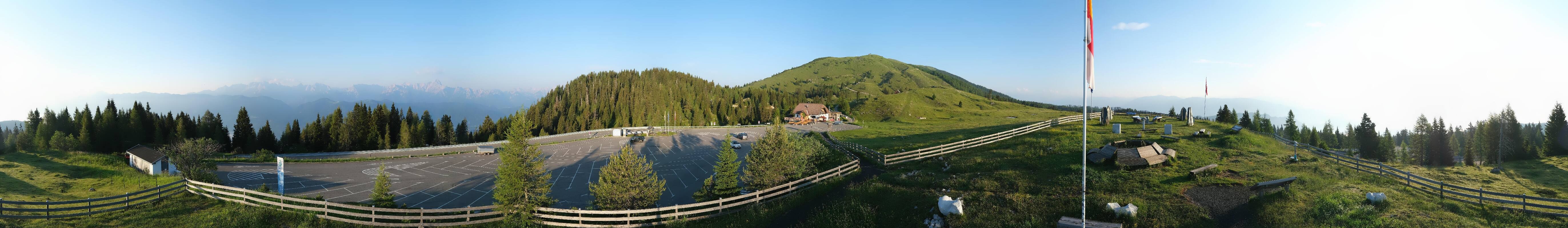 Archiv Foto Webcam Villacher Alpenstraße - Aussichtspunkt Rosstratten