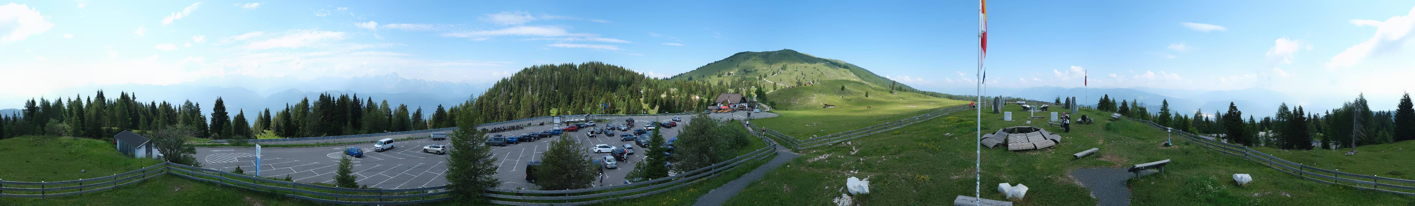 Archiv Foto Webcam Villacher Alpenstraße - Aussichtspunkt Rosstratten