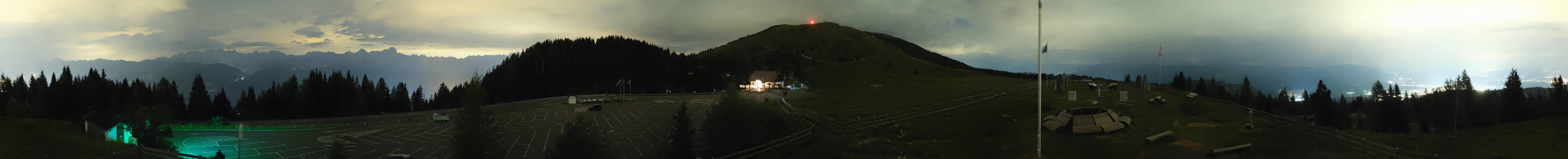 Archiv Foto Webcam Villacher Alpenstraße - Aussichtspunkt Rosstratten