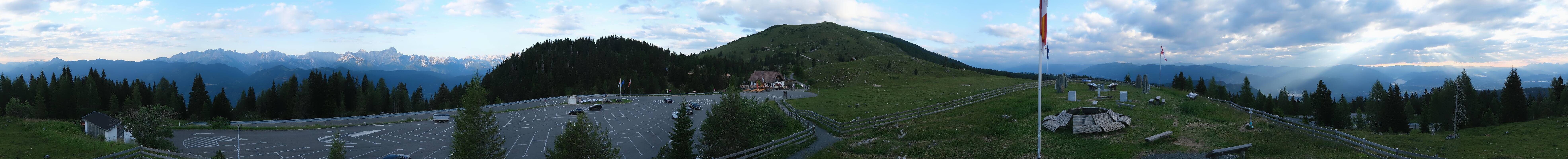 Archiv Foto Webcam Villacher Alpenstraße - Aussichtspunkt Rosstratten