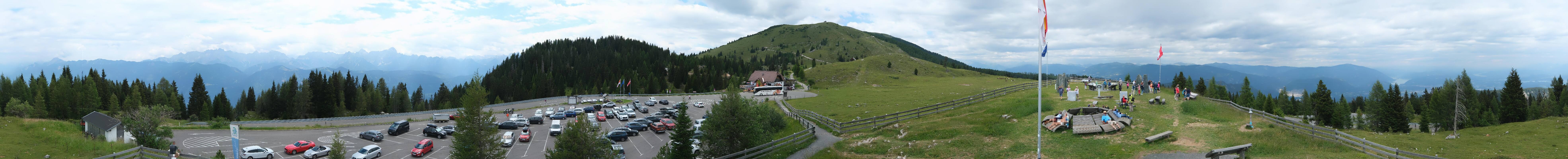 Archived image Webcam Villach Alpine Road - Viewpoint Rosstratten