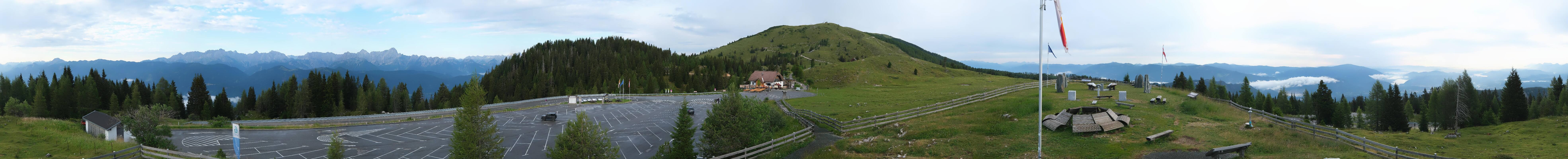 Archived image Webcam Villach Alpine Road - Viewpoint Rosstratten